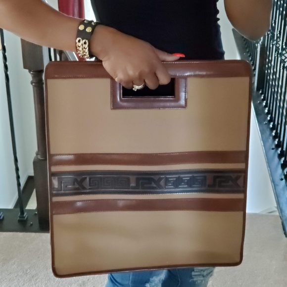 Yves Saint Laurent Handbags - Vintage Yves Saint Laurent YSL Tote 1970s Beige